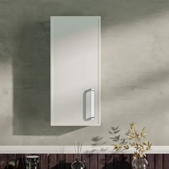 Oliver Matt White 300mm Wall Cabinet with Shaker Door (Slim & Standard)