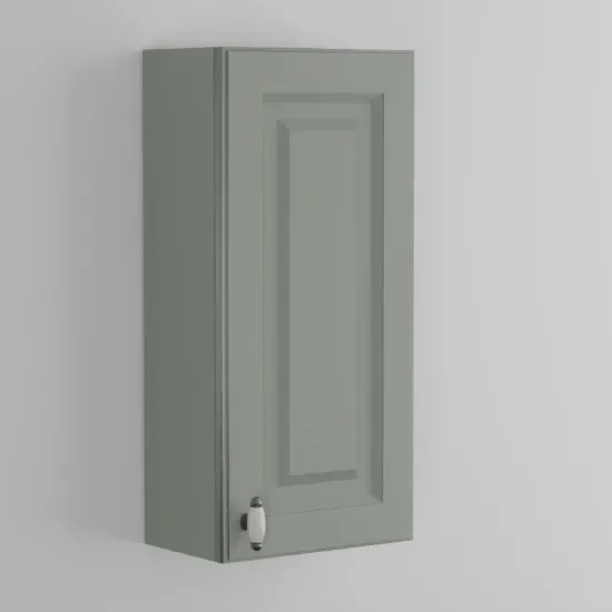 Main Product Image for Oliver Sage Green 300mm Wall Cabinet with Traditional Shaker Door