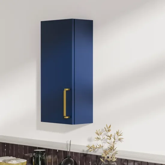 Oliver Navy Blue 300mm Wall Cabinet