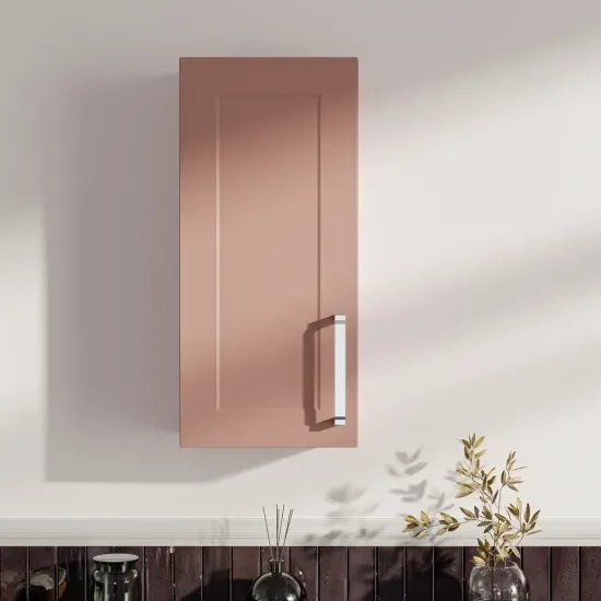 Oliver Pink 300mm Wall Cabinet with Shaker Door