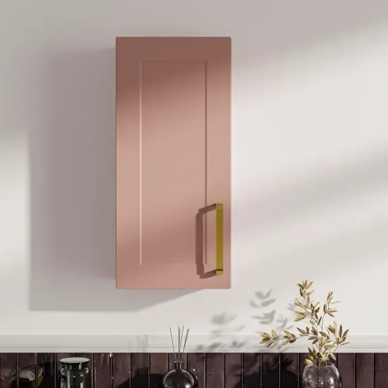 Oliver Pink 300mm Wall Cabinet with Shaker Door