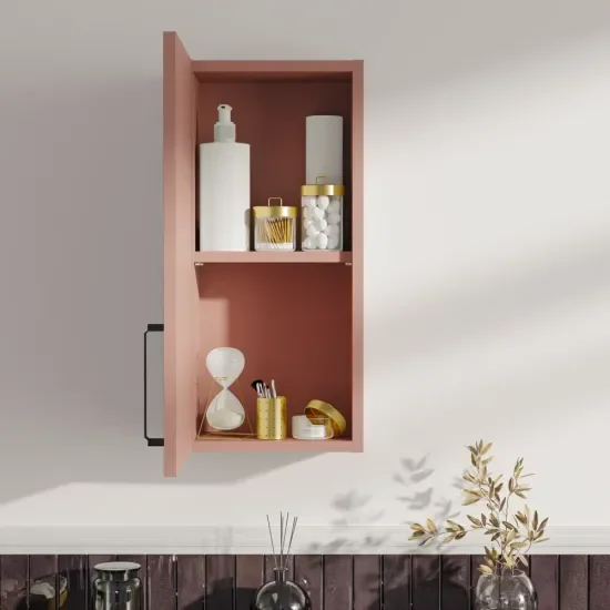 Oliver Pink 300mm Wall Cabinet with Shaker Door