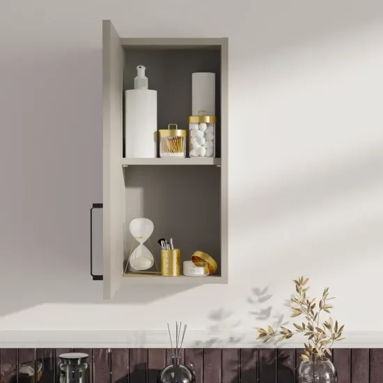 Oliver Cashmere 300mm Wall Cabinet with Shaker Door