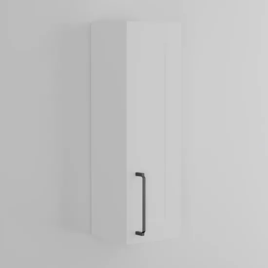 Product Image for Oliver Matt White 200mm Wall Cabinet with Shaker Door (Slim & Standard)