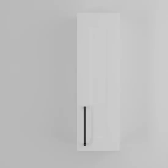 Oliver Matt White 200mm Wall Cabinet with Shaker Door (Slim & Standard)