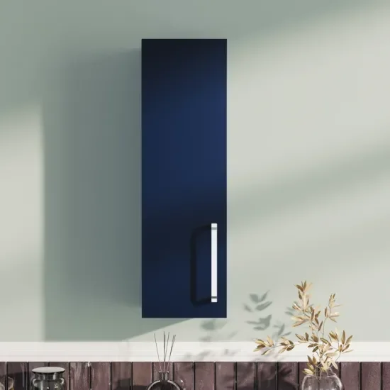 Oliver Navy Blue 200mm Wall Cabinet