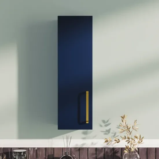 Oliver Navy Blue 200mm Wall Cabinet