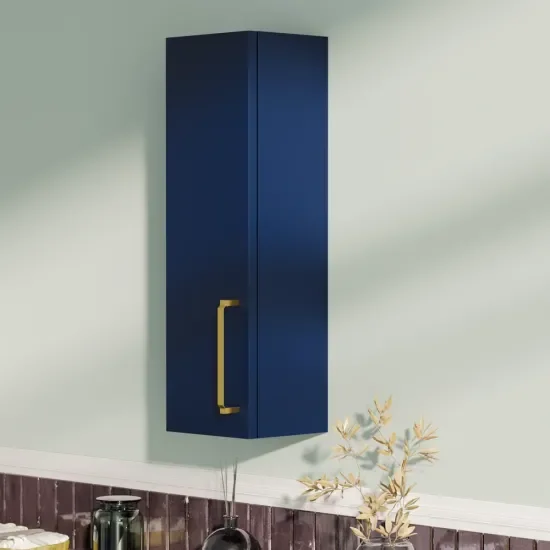 Oliver Navy Blue 200mm Wall Cabinet