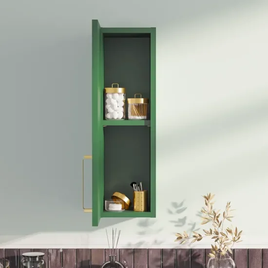 Oliver Matt Green 200mm Wall Cabinet