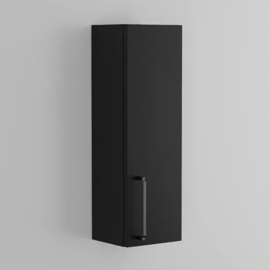 Product Image for Oliver Matt Black 200mm Wall Cabinet