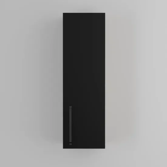 Oliver Matt Black 200mm Wall Cabinet