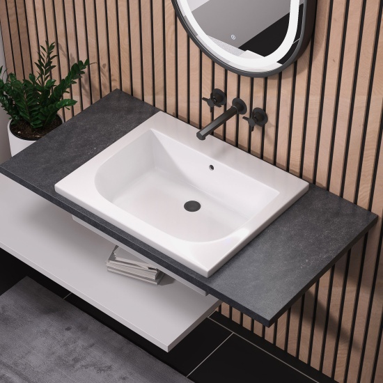 Luxor 600mm Wall Hung Basin