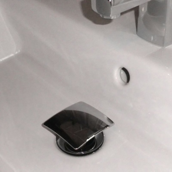 Square Clicker Slotted Basin Waste 2 Extra Product Image For Square Clicker Slotted Basin Waste 2