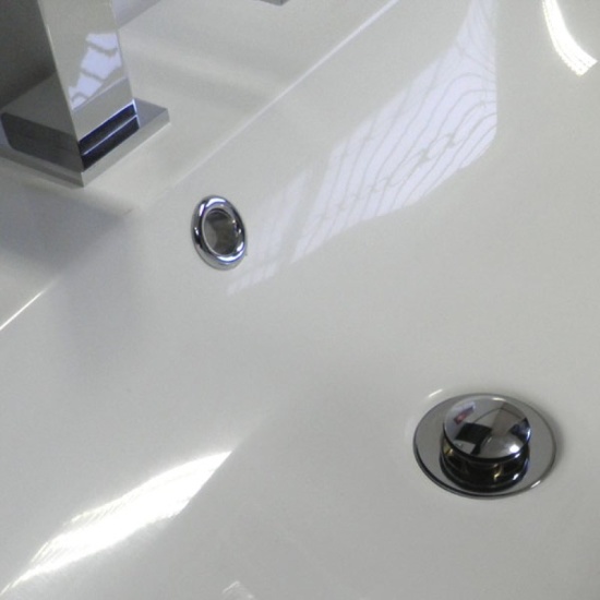 Push Button Slotted Basin Waste Extra Product Image For Push Button Slotted Basin Waste 2