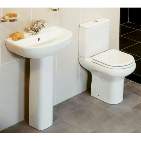 Compact Deluxe 4 Piece Bathroom Suite Extra Product Image For Compact Deluxe 4 Piece Bathroom Suite 2