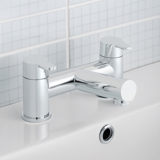 Sense 2 Hole Bath Filler Deck Mounted