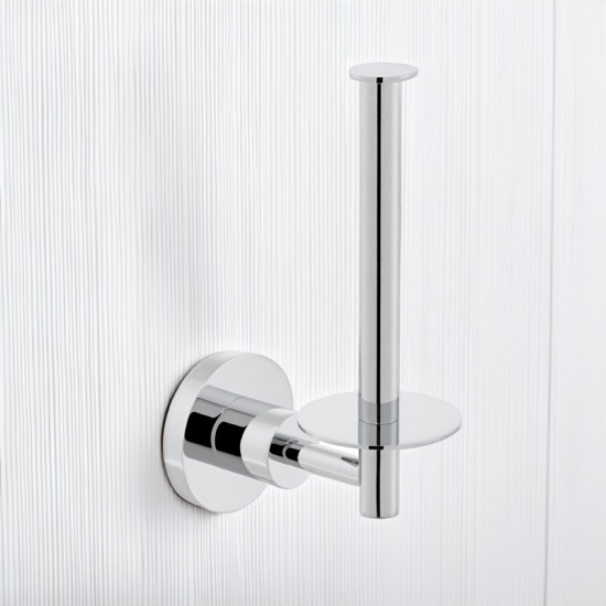 Spare Paper Holder Wall Mounted Round