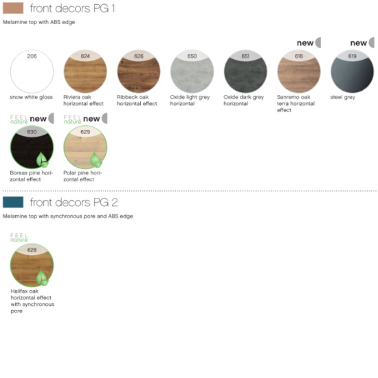 Pelipal Colour Chart 1 for the 6915 Range Pelipal Colour Chart 1 for the 6915 Range