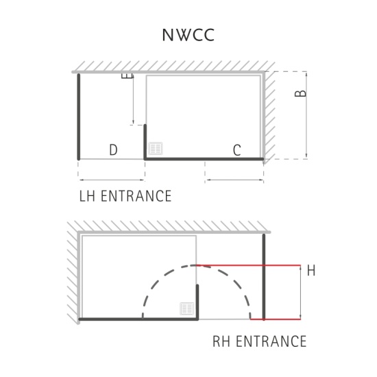 Matki Boutique, Walk In Shower Enclosure with Side Panel and Tray (1500mm x 800mm) Extra Product Image For Matki Boutique, Walk In Shower Enclosure With Side Panel And Tray (1500Mm X 800Mm) 2