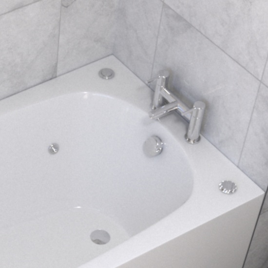 Petite Small Whirlpool Bath 1400 x 700 Extra Product Image For Bath Mercury X Whirlpool Bath 1