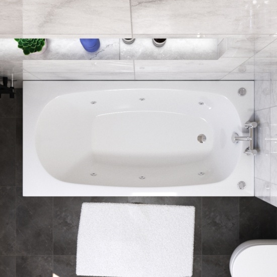 Petite Small Whirlpool Bath 1400 x 700 Extra Product Image For Bath Mercury X Whirlpool Bath 3