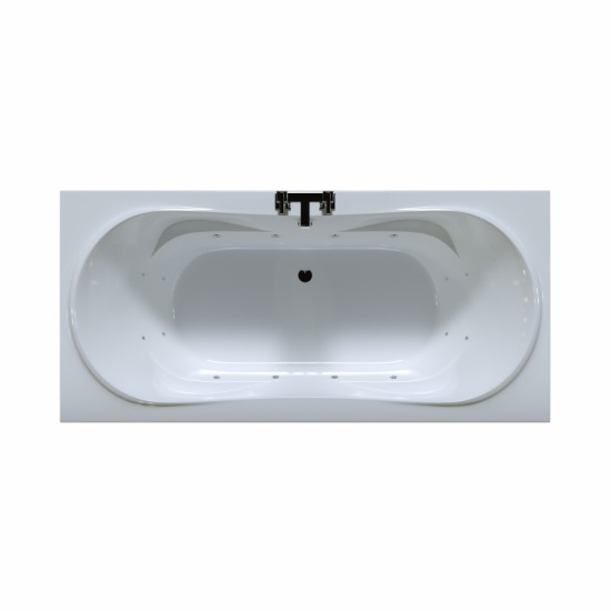 Stratos Duo Xl Whirlpool Bath: 1800X900, Double Ended Extra Product Image For Bath Stratos Duo Xl X Bath 2