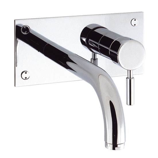 Design Basin Set With 21cm Spout Wall Mounted