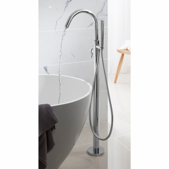 Design Bath Shower Mixer Kit Floor Standing