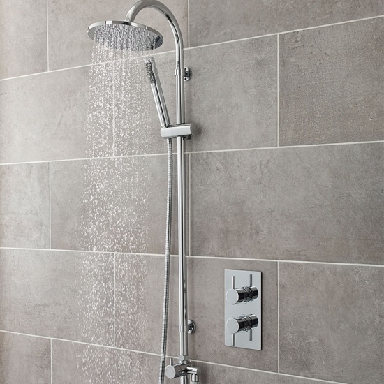 C/p Destiny Shower Kit With Concealed Outlet Elbow