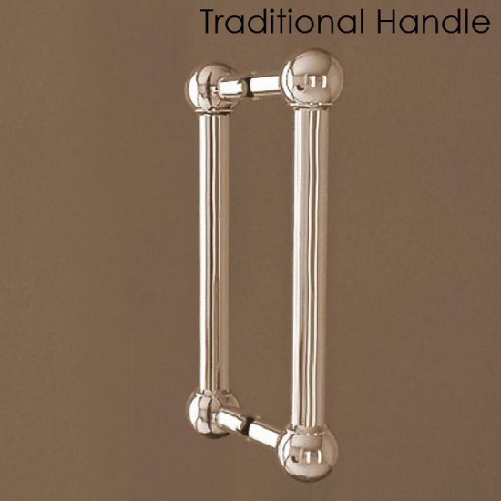Matki Eauzone Plus Sliding Shower Door 1500mm for Corner Enclosure: 10mm Safety Glass Extra Product Image For Eauzone Traditional Handle 1