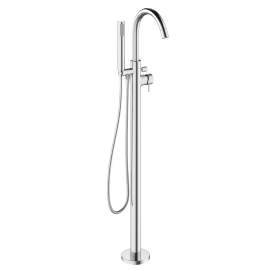 Mike Pro Bath Shower Mixer Floor Standing Chrome