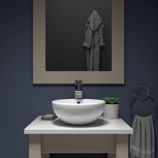 Monaco Tap Ledge Surface-top Basin