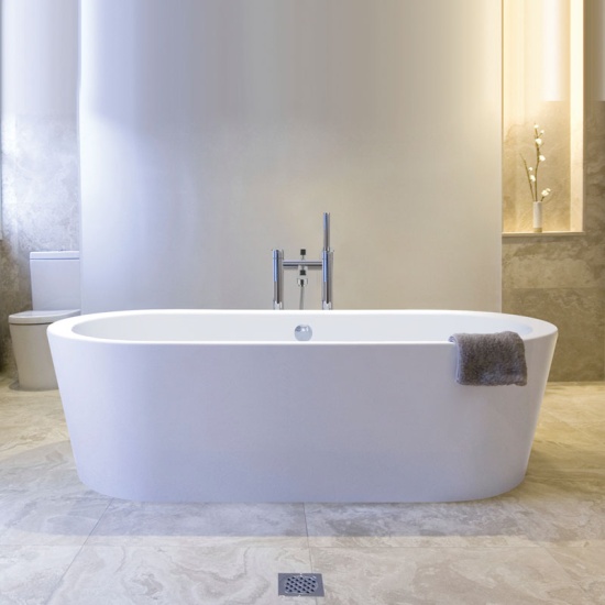 Plazia 1780 X 800 X 540 Freestanding Luxury Round Bath