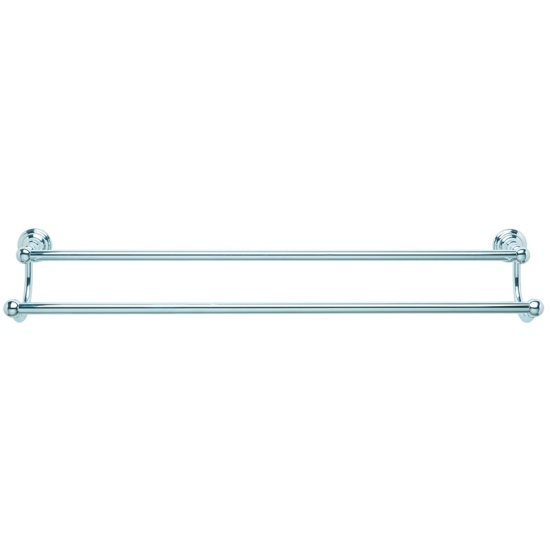 Richmond Wall Mounted Double Towel Rail 66cm  Bathroom