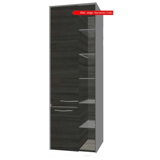 Solitaire 6010 Wall Hung Bathroom Shelving Cabinet 2 Revolving Door 2 Drawers