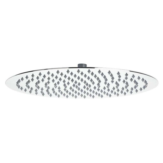 Stainless Steel Slim Round Fixed Shower Head 400mm Diameter