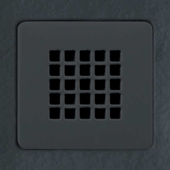 Tissino Black Shower Tray Grate Tissino Giorgio Shower Grate in Black