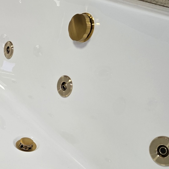 galaxy whirlpool straight bath 1700x700 brushed brass hydro jets