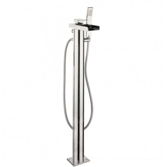 Water SQ Bath Shower Mixer Including Kit Floor Standing