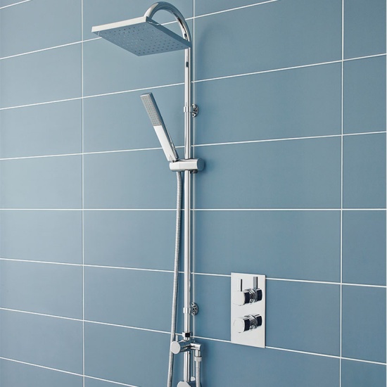 C/p Worth Shower Kit With Concealed Outlet Elbow