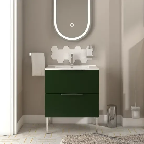 Alani 600 Green Sink Cabinet