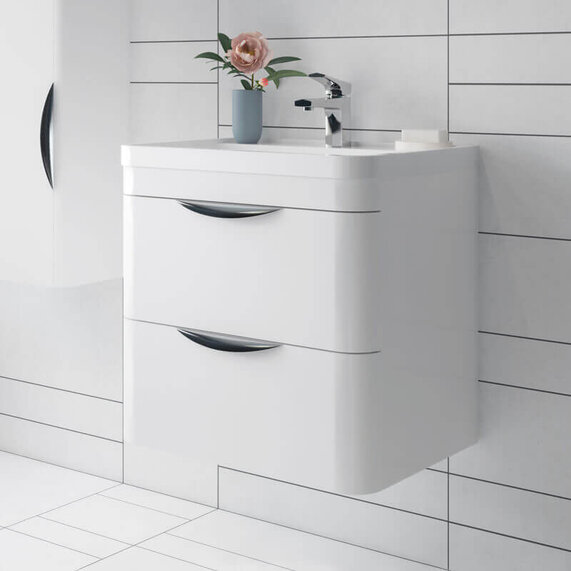Parade 800 Wall Hung 2 Drawer Basin and Cabinet
