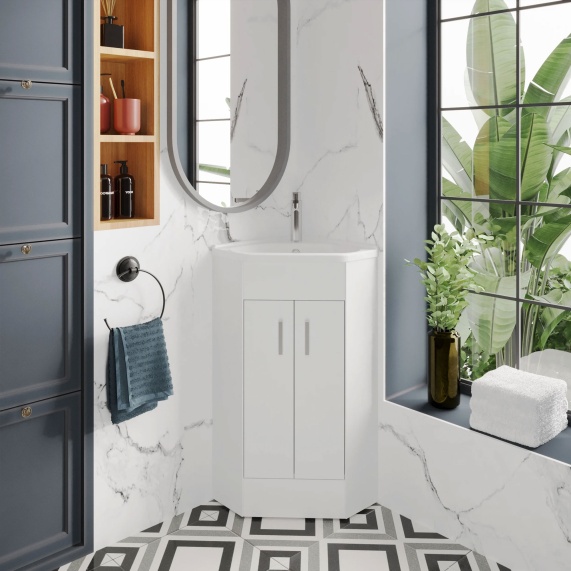 New Ecco Corner 500 mm Vanity Unit and Basin