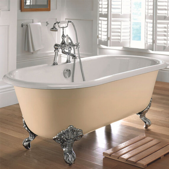 Bentley Double Ended Bath 0Th with Imperial Feet