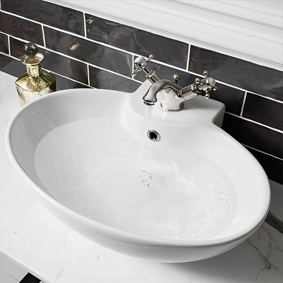Belgravia Crosshead Lux Mono Mixer Nickel with Waste