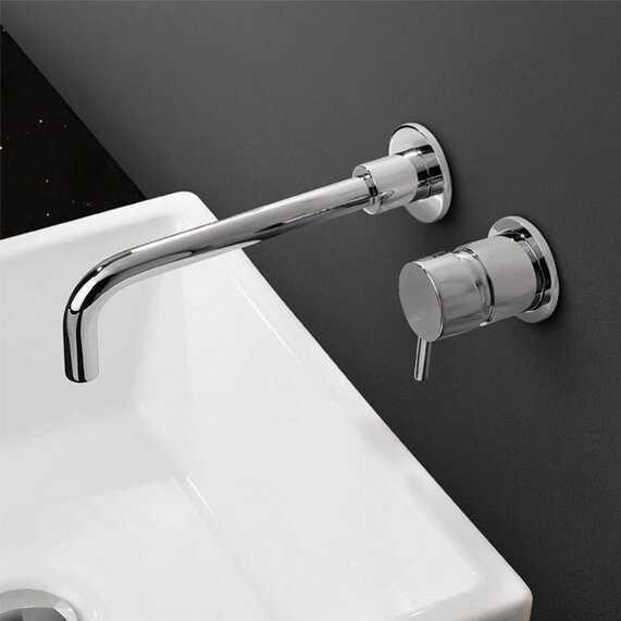Mike Pro Basin 2 Hole Set No Waste Chrome