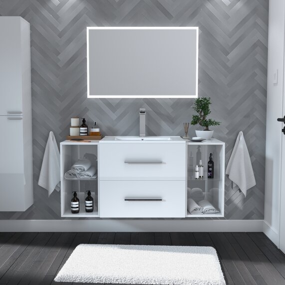 Sonix 1170 White Wall Hung Unit