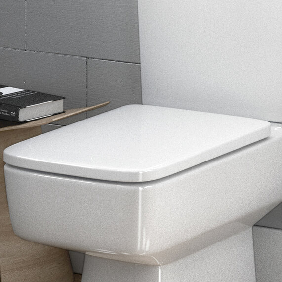 White Bliss Soft Close Toilet Seat