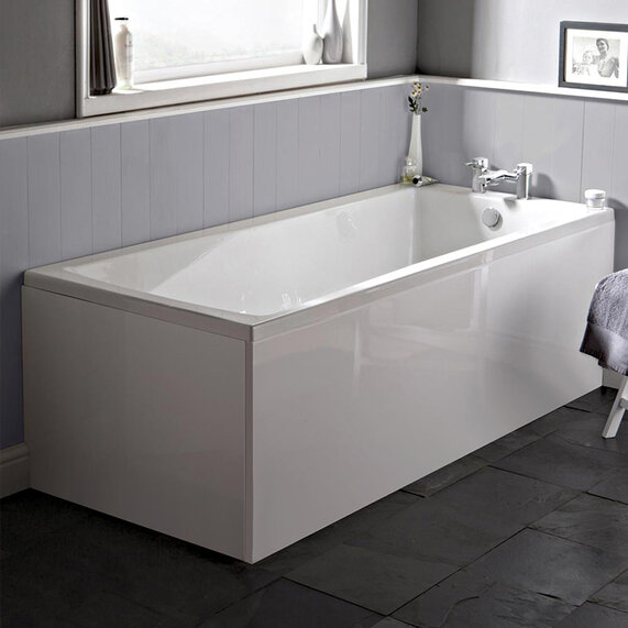 Square Single Ended Small Bath 1400 X 700