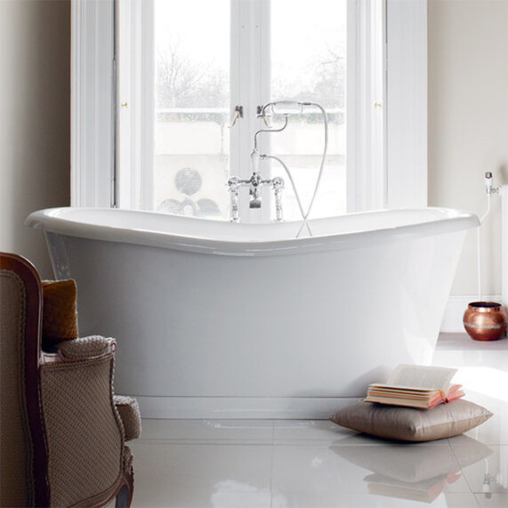 Burlington Admiral 1650 Free Standing Double Ended Bath